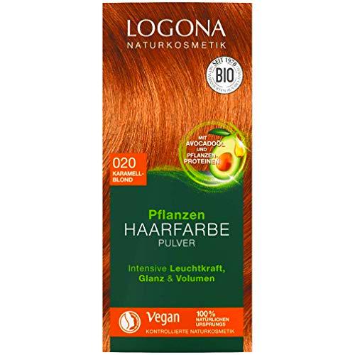 LOGONA Naturkosmetik - Tinte para el cabello en polvo 020