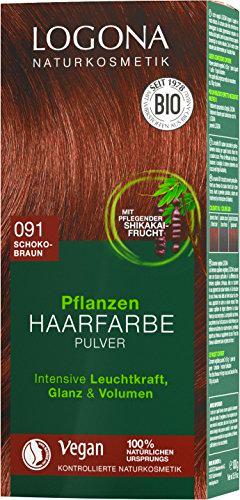 LOGONA Naturkosmetik Plantas Haarfarbe polvo 091 Chocolate