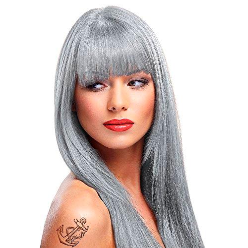 La Riche Directions Semi-Permanent Hair Colour Dye Silver x2 88ml tubs by La Riche
