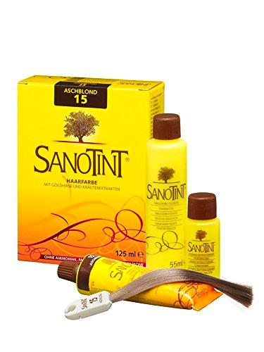 SANOTINT® Tinte de pelo nº 15, rubio ceniza (125 ml)