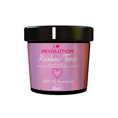 I Heart Revolution Rainbow Tones Lilac Dreams - Tinte para el cabello semipermanente y acondicionador en uno