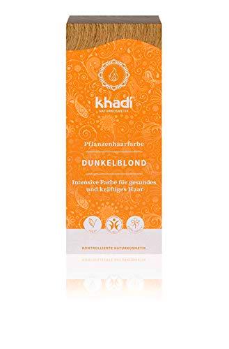 Khadi Tinte Herbal Color Rubio Oscuro, 500g, Pack de 1