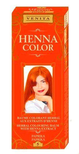 Henna Color 5 Pimiento Bálsamo Capilar Tinte Para Cabello Efecto De Color Tinte De Pelo Natural Gallina Eco