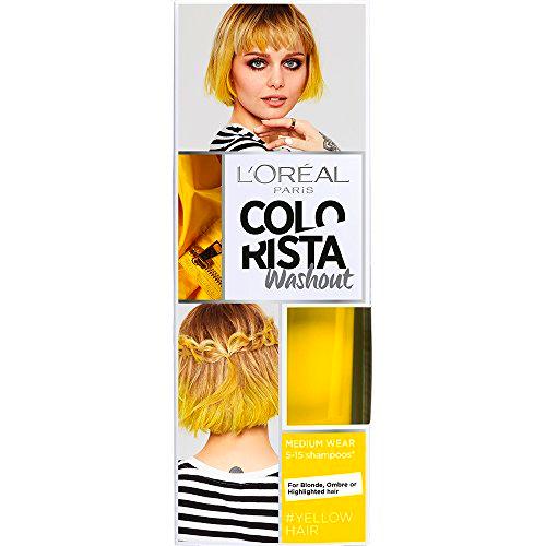 L'Oreal Paris Colorista Coloración Temporal Tono Washout Yellow Hair