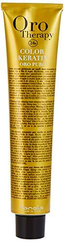 Fanola - Oro Therapy Color Keratin Puro, crema colorante permanente 100 ml 11 Super Blond Platin