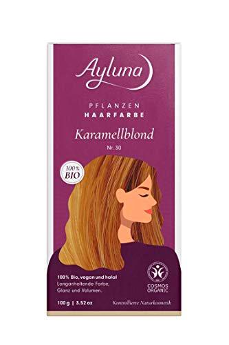 Ayluna Pflanzenhaarfarbe Haarfarbe 30 Karamellblond