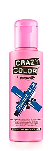 Crazy Color Peacook Blue Nº 45 Crema Colorante del Cabello Semi-permanente