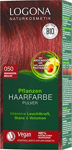 LOGONA Naturkosmetik Plantas Haarfarbe en polvo, 100 g