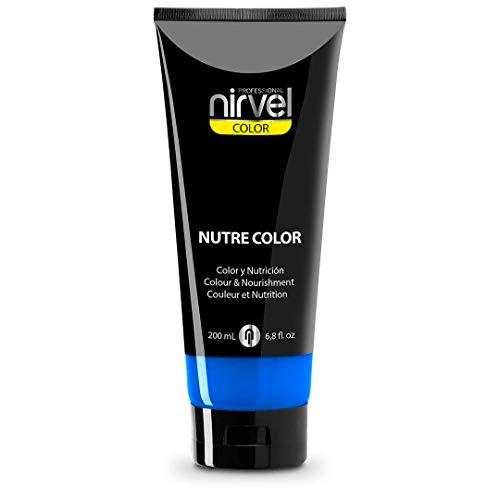 Nirvel Nutre Color Fluor Azul Klein, 200 ml, Pack de 6