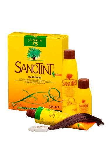 SANOTINT® Tinte para el cabello sensitive light? nº 75 marrón dorado (125 ml)