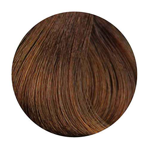 Color de cabello semipermanente tono natural, marrón medio