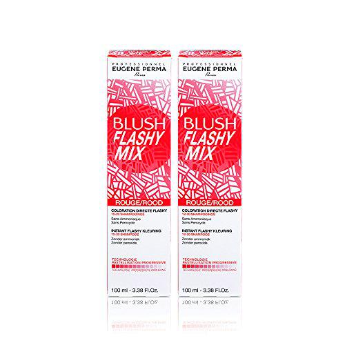 Eugene Perma Professionel Blush Flashy Mix - Coloración directa flashy/pastel rojo sin amoniaco/peróxido