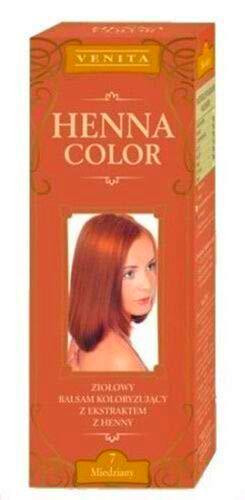 Henna Color 7 Cobro Bálsamo Capilar Tinte Para Cabello Efecto De Color Tinte De Pelo Natural Gallina Eco