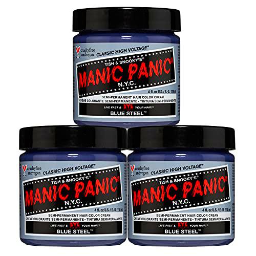 Manic Panic - Blue Steel Classic Creme Vegan Cruelty Free Blue Semi Permanent Hair Dye