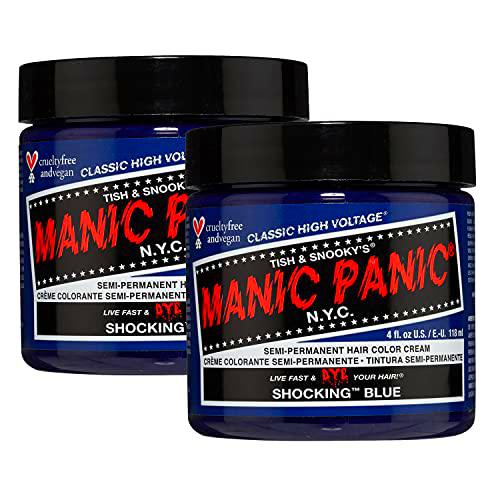 Manic Panic - Shocking Blue Classic Creme Vegan Cruelty Free Blue Semi Permanent Hair Dye