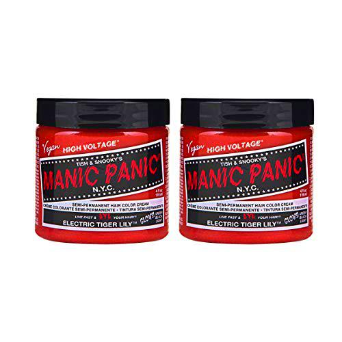 Manic Panic - Elec Tiger Lily Classic Creme Vegan Cruelty Free Orange Semi Permanent Hair Dye