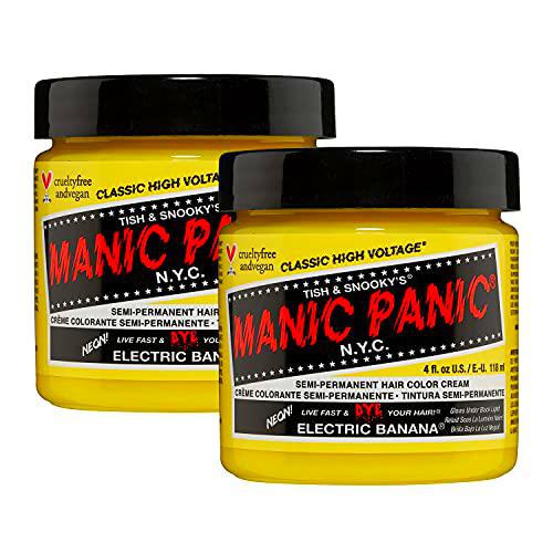 Manic Panic - Electric Banana Classic Creme Vegan Cruelty Free Yellow Semi Permanent Hair Dye
