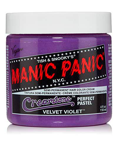 Manic Panic - Velvet Violet Pastel Classic Creme Vegan Cruelty Free Purple Semi Permanent Hair Dye 118ml