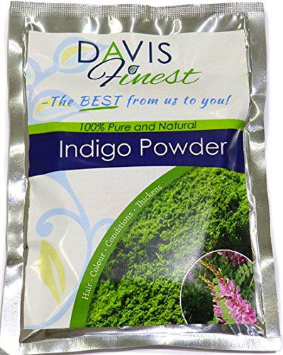 Davis Finest Indigo Tinte para el cabello en polvo, 200 g.