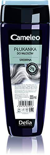 Delia - Cameleo - Tinte plateado para cabello rubio blanqueado, 200 ml