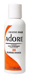 Adore Shining - Tinte de pelo semipermanente, 38 Sunrise Orange