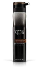 Toppik Spray Retoca Raíces Castaño Medio, Cubre de Forma Instantánea las Raíces y las Canas sin Apelmazar el Cabello 98 ml