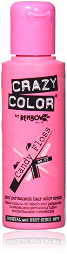 Tinte de pelo semipermanente Crazy Colour de Renbow Candy Floss núm
