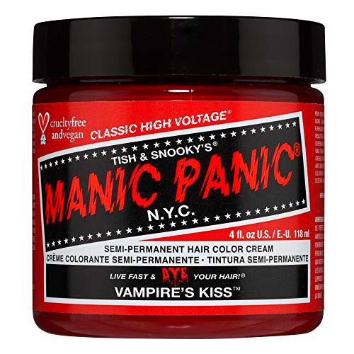 Manic Panic - Vampire's Kiss Classic Creme Vegan Cruelty Free Red Semi Permanent Hair Dye 118ml