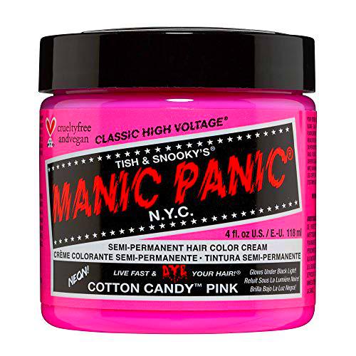 Manic Panic - Cotton Candy Classic Creme Vegan Cruelty Free Pink Semi Permanent Hair Dye 118ml