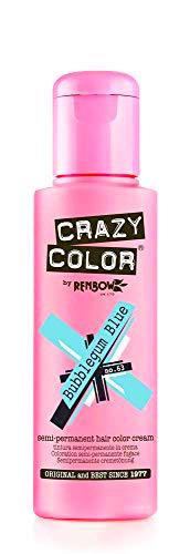 Crazy Color Bubblegum Blue Nº 63 Crema Colorante del Cabello Semi-permanente