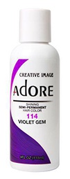 Adore Shining - Tinte semipermanente, número 114 gema violeta.