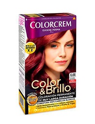 Colorcrem - Tinte permanente mujer - Tono 6.66 Chocolate Rojo Intenso