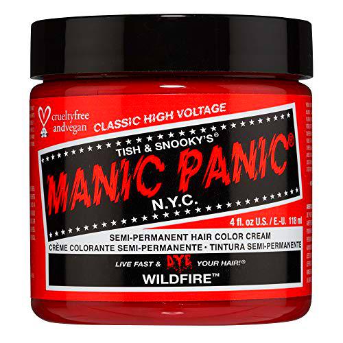 Manic Panic - Wildfire Classic Creme Vegan Cruelty Free Red Semi Permanent Hair Dye 118ml