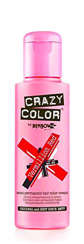 Crazy Color Hair Color - Vermillion Red 40 by Crazy Color