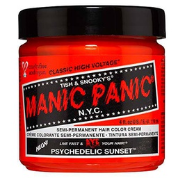 Manic Panic Hair Dye Classic Cream Color Psychedelic Sunset Orange Semi-Permanent Formula by Manic Panic BEAUTY by Manic Panic