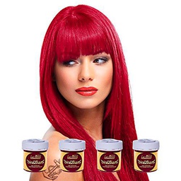 La Riche Directions Colour Hair Dye 4 Pack (Rose Red)
