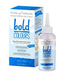 Tints of Nature Azul intenso, Tinte semipermanente y natural de cabello