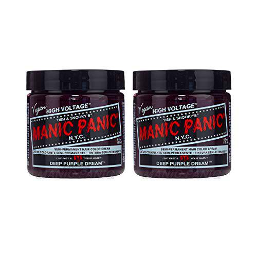 Manic Panic - Deep Purple Dream Classic Creme Vegan Cruelty Free Purple Semi Permanent Hair Dye