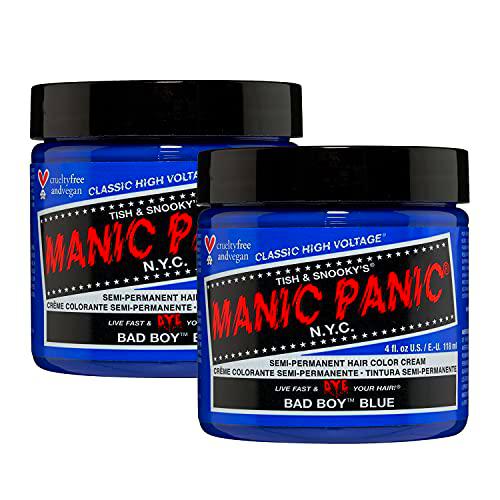 Manic Panic - Bad Boy Blue Classic Creme Vegan Cruelty Free Blue Semi Permanent Hair Dye