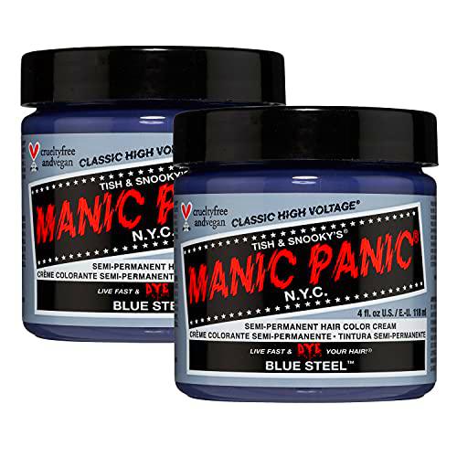 Manic Panic - Blue Steel Classic Creme Vegan Cruelty Free Blue Semi Permanent Hair Dye