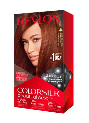 REVLON COLORSILK PERMANENT HAIR COLOUR MEDIUM RED BROWN 44