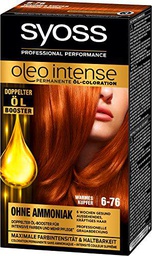 Syoss Oleo Intense Tinte para el cabello, 6-76, cobre cálido