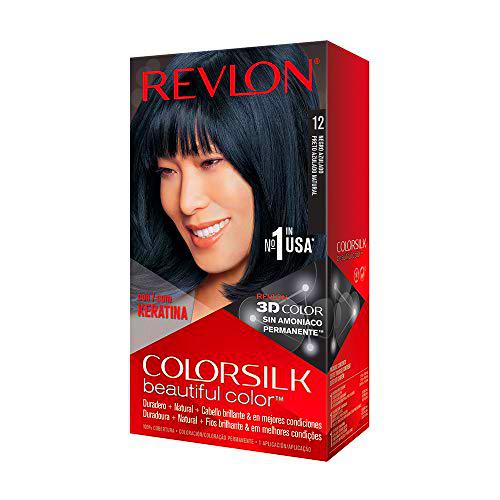 Revlon Colorsilk Haircolor, Natural Blue Black, 1-Count by Revlon