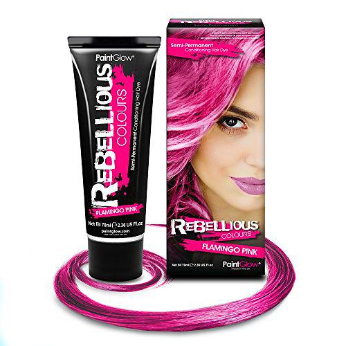 Paintglow - Rebellious Colours - Tinte de Pelo Semi-Permanente 70 ml (Flamingo Pink)