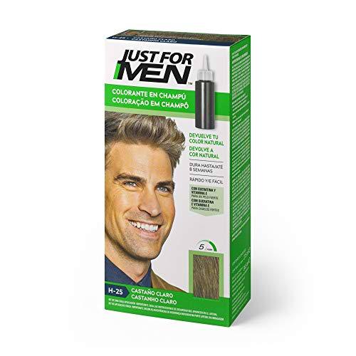 Just for men, Tinte Colorante en champú para el cabello del hombre