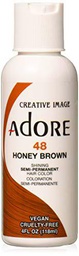 Shining - Tinte semipermanente para el cabello, color marrón miel 48