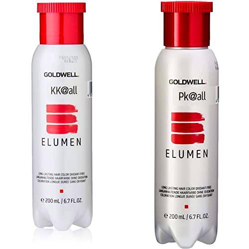 Goldwell G210806 Kk@All Elumen 200 ml Cobrizo, Pure + Pk@all Elumen Pure Coloración 200 ml
