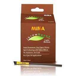 MINA ibrow Professional Hair Color Kit Regular Pack with Brush