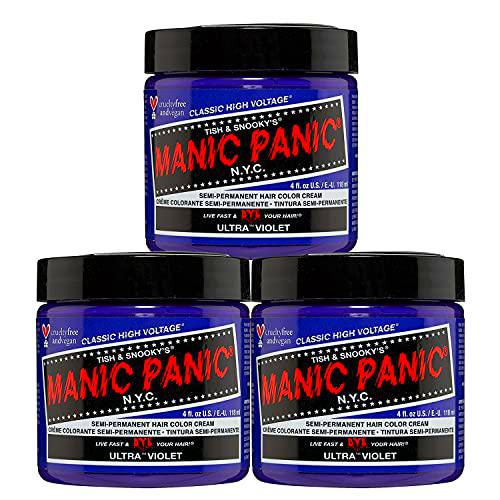Manic Panic - Ultra Violet Classic Creme Vegan Cruelty Free Purple Semi Permanent Hair Dye