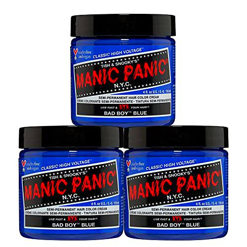 Manic Panic - Bad Boy Blue Classic Creme Vegan Cruelty Free Blue Semi Permanent Hair Dye